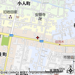 青森県弘前市亀甲町26周辺の地図