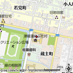 津軽藩ねぷた村周辺の地図