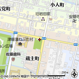 青森県弘前市亀甲町56周辺の地図