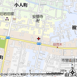 青森県弘前市亀甲町22周辺の地図