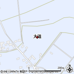 青森県六戸町（上北郡）折茂（大道）周辺の地図