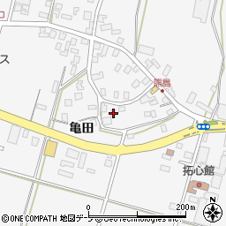 青森県弘前市熊嶋亀田123周辺の地図