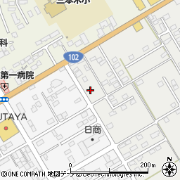 青森県十和田市東十四番町1-23周辺の地図