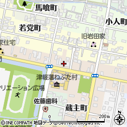 青森県弘前市亀甲町63周辺の地図