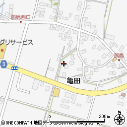青森県弘前市熊嶋亀田24周辺の地図