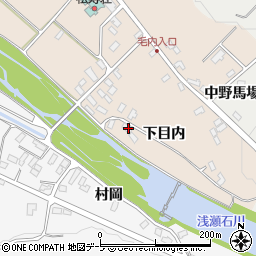 青森県黒石市下山形下目内4周辺の地図