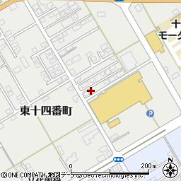 青森県十和田市東十四番町38-3周辺の地図