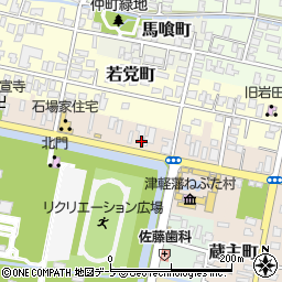 青森県弘前市亀甲町71周辺の地図