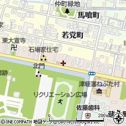 青森県弘前市亀甲町80周辺の地図