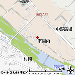 青森県黒石市下山形下目内1周辺の地図