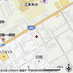 青森県十和田市東十四番町1周辺の地図