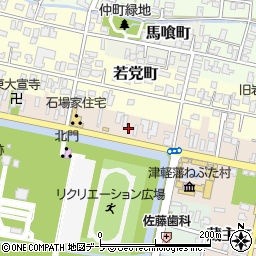 青森県弘前市亀甲町77周辺の地図