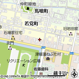 青森県弘前市亀甲町69周辺の地図