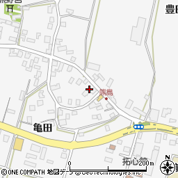 青森県弘前市熊嶋亀田118周辺の地図