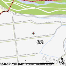 青森県弘前市福村俵元周辺の地図