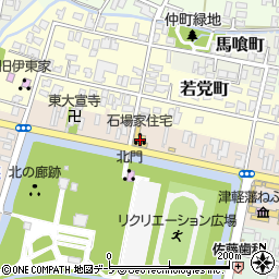 青森県弘前市亀甲町88周辺の地図