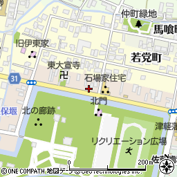 青森県弘前市亀甲町91周辺の地図