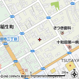 富国生命保険相互会社　十和田営業所周辺の地図