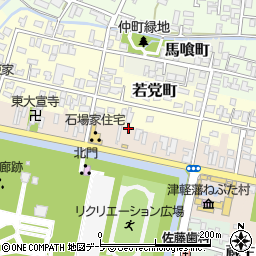 青森県弘前市亀甲町82周辺の地図