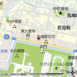 青森県弘前市亀甲町92周辺の地図