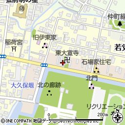 青森県弘前市亀甲町103周辺の地図