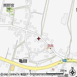 青森県弘前市熊嶋亀田116周辺の地図
