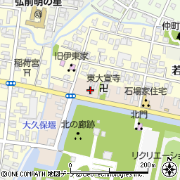 青森県弘前市亀甲町106周辺の地図