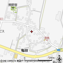青森県弘前市熊嶋亀田114周辺の地図