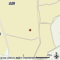 青森県平川市八幡崎高原周辺の地図