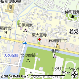 青森県弘前市亀甲町100周辺の地図
