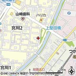 青森県弘前市宮川2丁目5-12周辺の地図