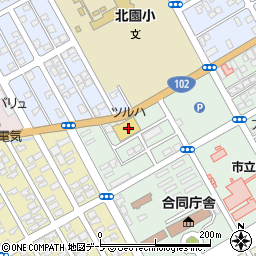 ツルハドラッグ十和田店周辺の地図