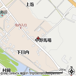 青森県黒石市下山形村ヨリ北道ノ上8周辺の地図