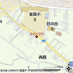 金田小学校周辺の地図
