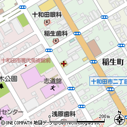 ミニストップ十和田中央店周辺の地図