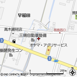 青森県弘前市熊嶋亀田26周辺の地図