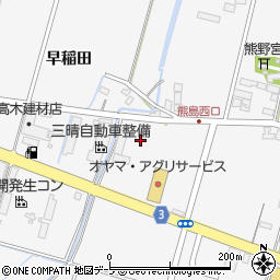 青森県弘前市熊嶋亀田9周辺の地図