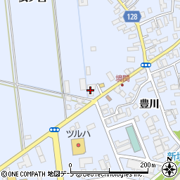 青工弘前支店周辺の地図