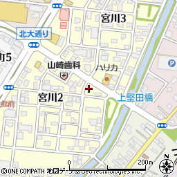 青森県弘前市宮川2丁目4-7周辺の地図