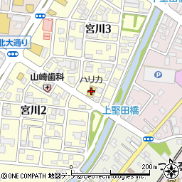 株式会社ハリカ弘前店周辺の地図