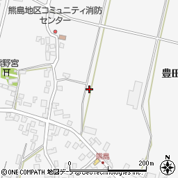 青森県弘前市熊嶋周辺の地図