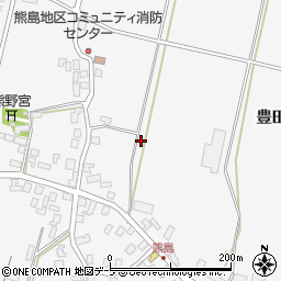 青森県弘前市熊嶋周辺の地図