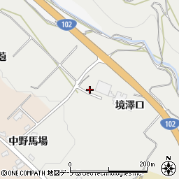 青森県黒石市上山形境澤口1周辺の地図