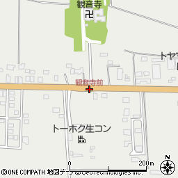 観音寺前周辺の地図