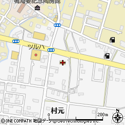 ローソン弘前一町田店周辺の地図