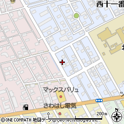 青森県十和田市西十一番町57-19周辺の地図