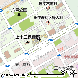 十和田市現代美術館周辺の地図