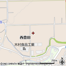 青森県平川市李平（西豊田）周辺の地図