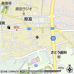 青森県平川市高木原富205周辺の地図
