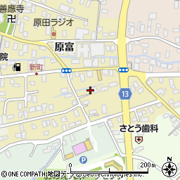 青森県平川市高木原富204周辺の地図